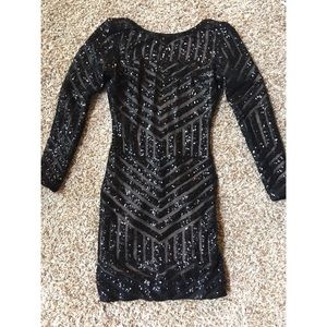 Dress the Population Black Dress